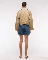 Lightweight Cinched Utility Jacket