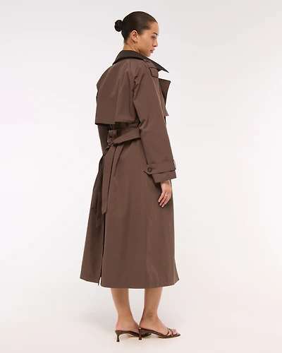 A&F Carrie Long Trench Coat