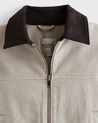 Denim Zip-Up Jacket