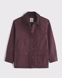 Mid-Length Waxed Barn Jacket