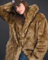 Long Faux Fur Coat