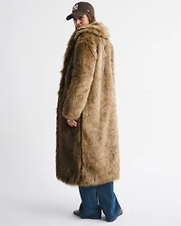 Long Faux Fur Coat