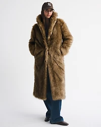 Long Faux Fur Coat