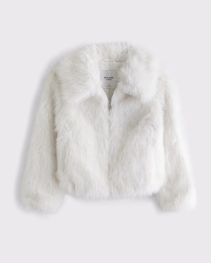 Short Faux Fur Coat