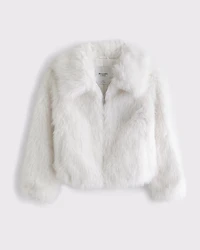 Short Faux Fur Coat
