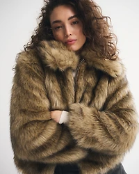 Short Faux Fur Coat