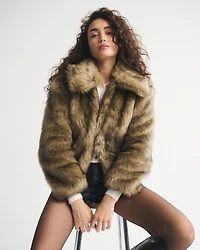 Short Faux Fur Coat