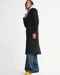 Wool-Blend Tailored Topcoat