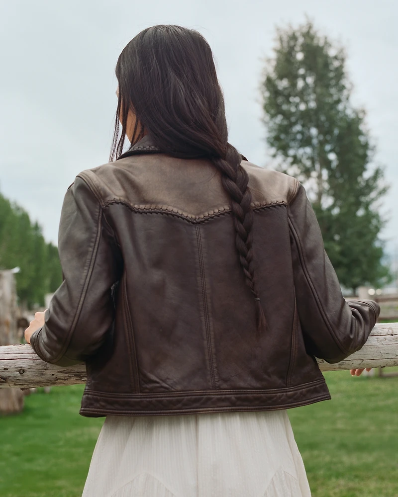 Western Genuine Leather Jacket