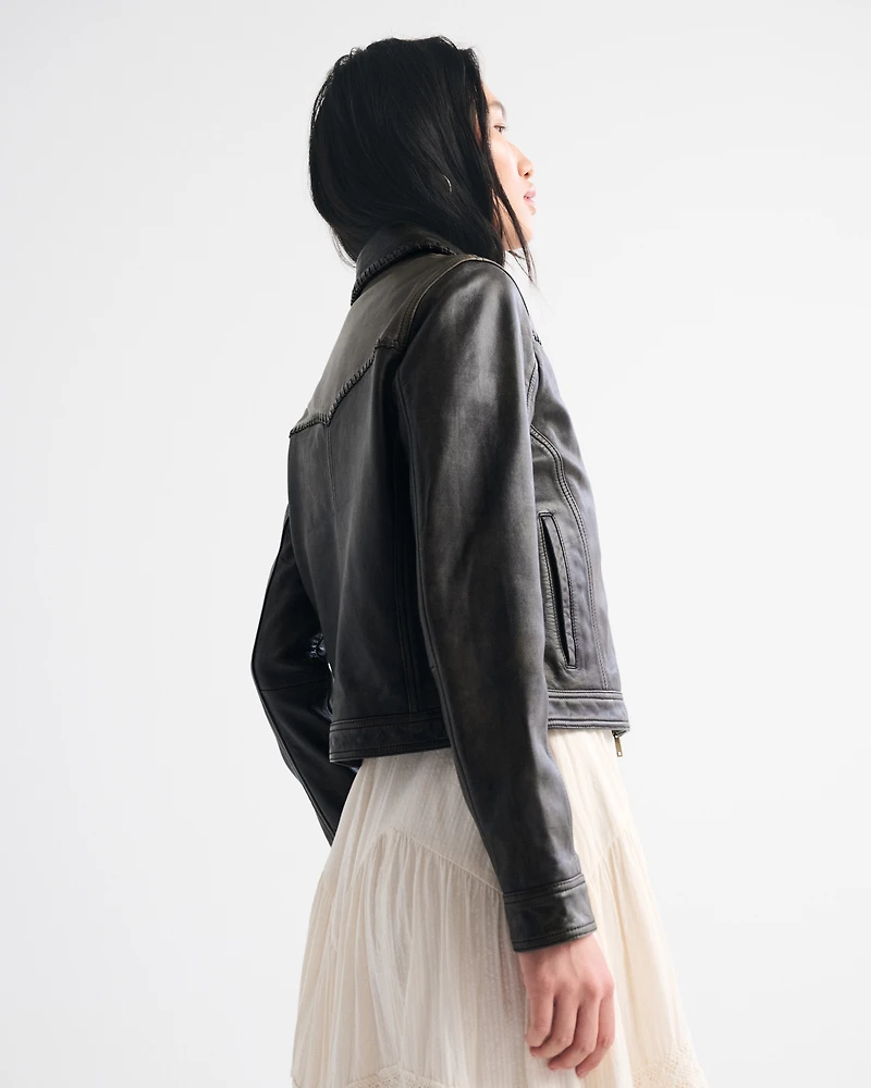 Western Genuine Leather Jacket