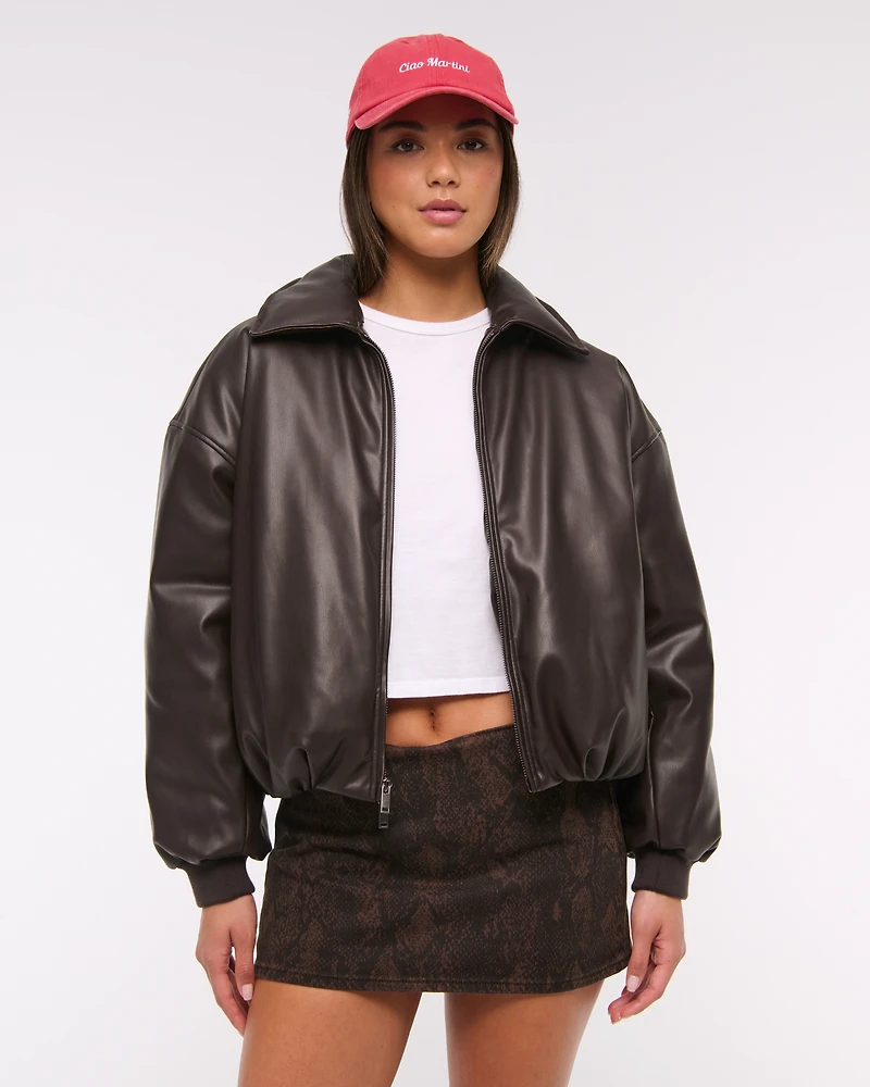 Bubble Hem Short Coat