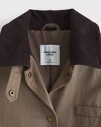 Long Waxed Barn Coat