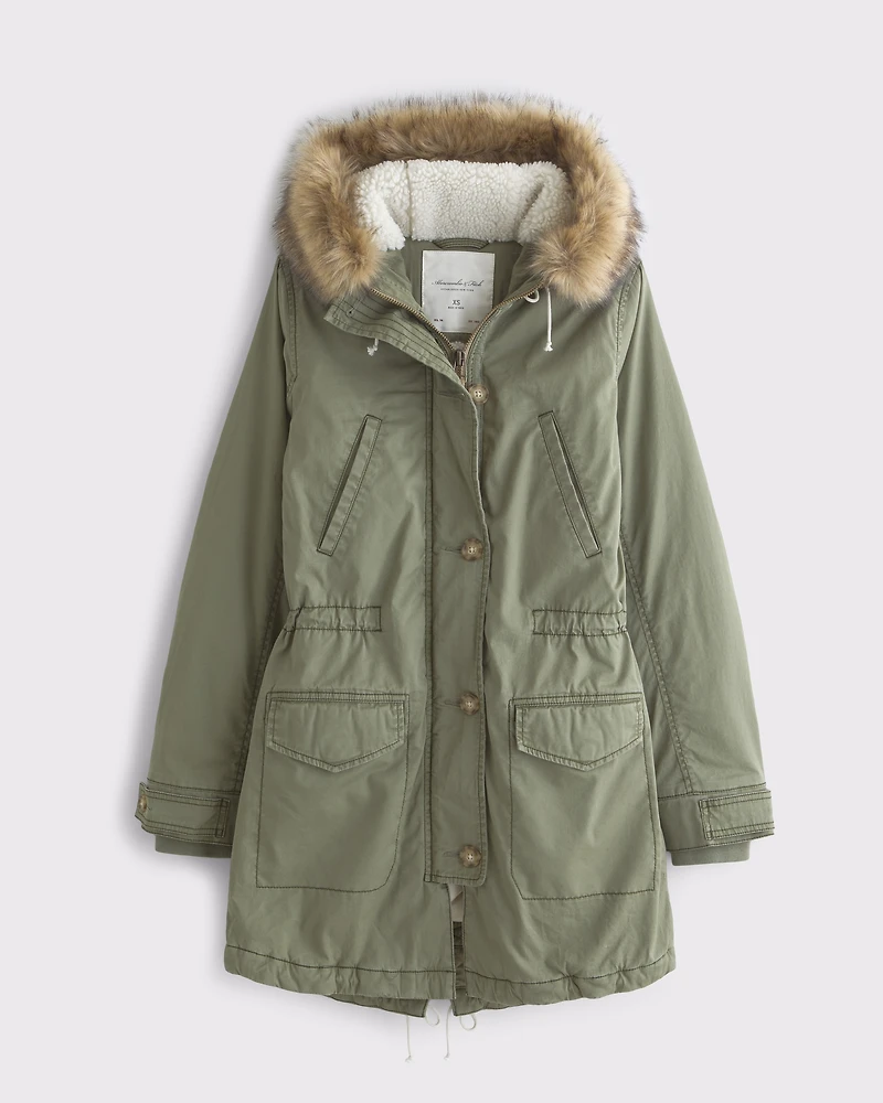 Fleece-Lined Parka