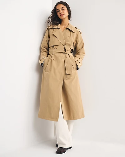 A&F Carrie Long Trench Coat