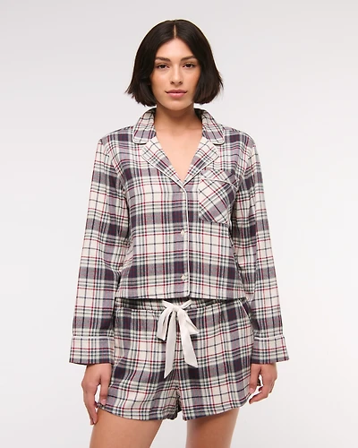 Flannel Sleep Short