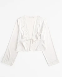 Lace and Satin Sleep Top