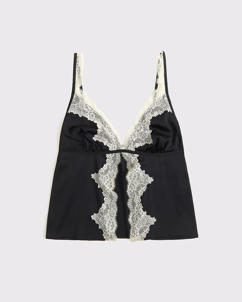 Lace and Satin Sleep Cami