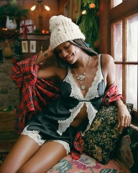 Lace and Satin Sleep Short