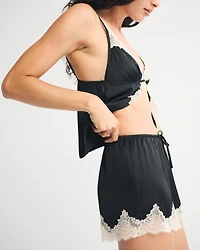 Lace and Satin Sleep Short