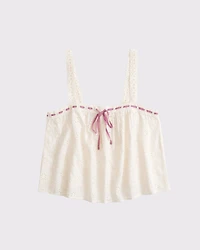 Embroidered Cutwork Sleep Cami