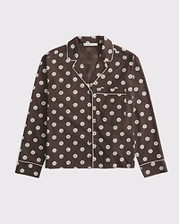 Cotton-Blend Sleep Shirt