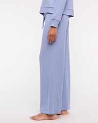 Lounge Rib Wide Leg Sweatpant