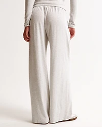 Cozy Lounge Knit Wide Leg Sweatpant