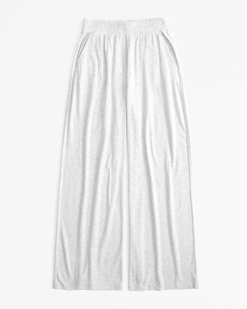 Cozy Lounge Knit Wide Leg Sweatpant