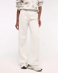 High Rise Wide Leg Sunday Sweatpant