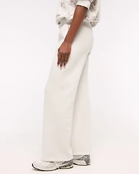 High Rise Wide Leg Sunday Sweatpant