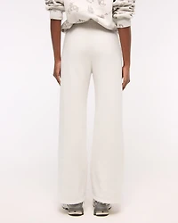 High Rise Wide Leg Sunday Sweatpant