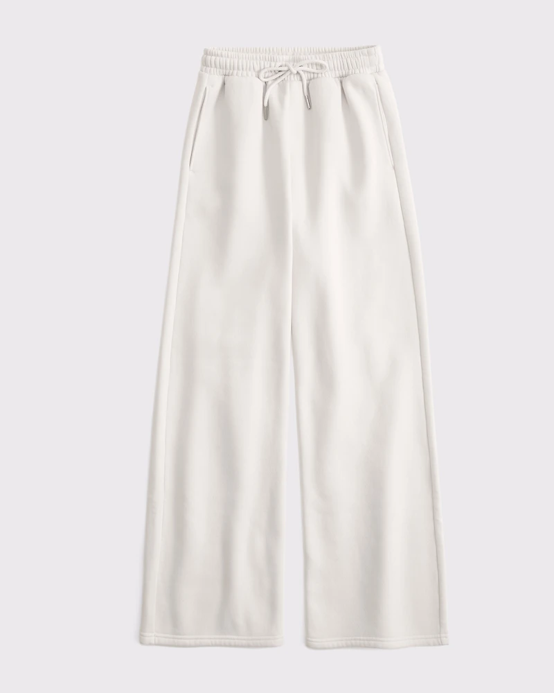 High Rise Wide Leg Sunday Sweatpant