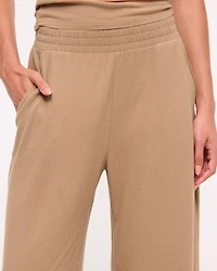 Lounge Brushed Wide Leg Sweatpant