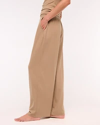 Lounge Brushed Wide Leg Sweatpant
