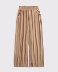 Lounge Brushed Wide Leg Sweatpant