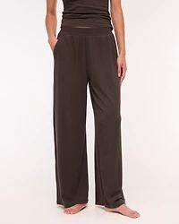 Lounge Brushed Wide Leg Sweatpant