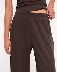 Lounge Brushed Wide Leg Sweatpant