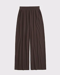 Lounge Brushed Wide Leg Sweatpant
