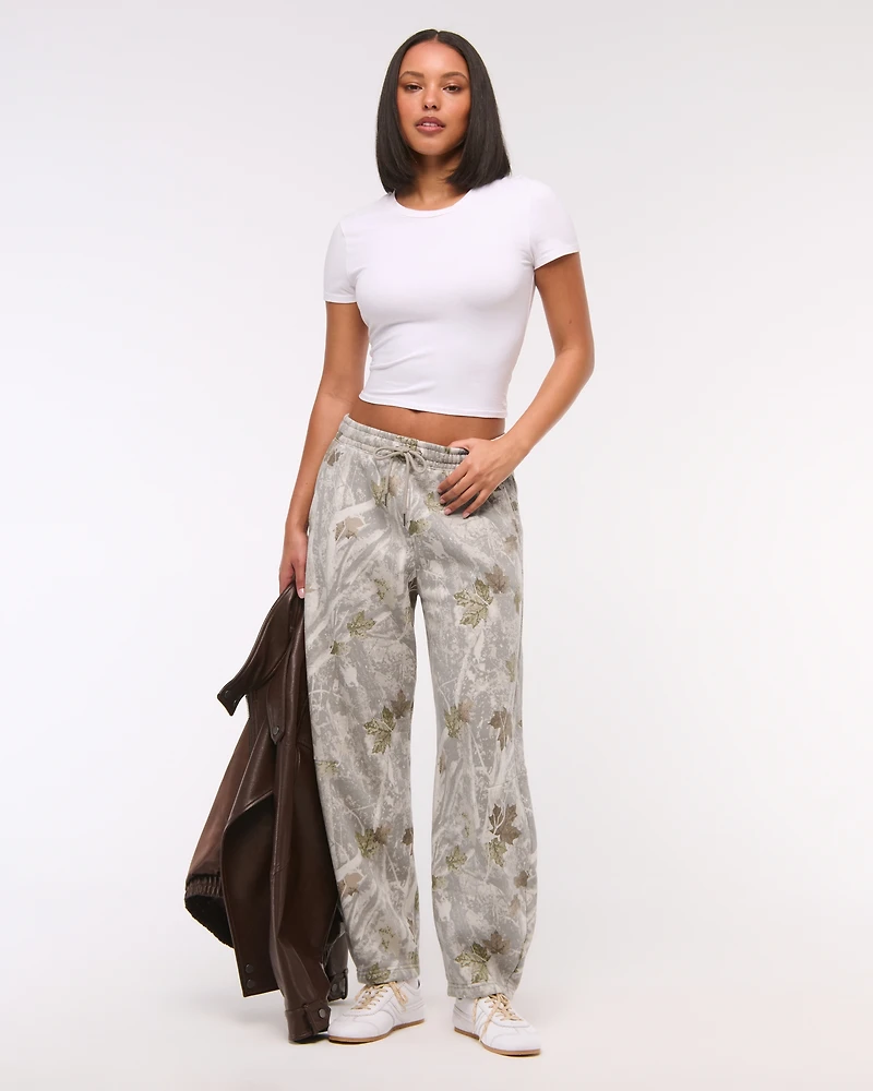 High Rise Barrel Sunday Sweatpant