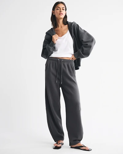 High Rise Sunday Barrel Sweatpant