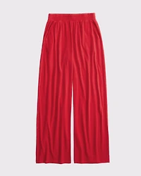 Lounge Brushed Wide Leg Sweatpant
