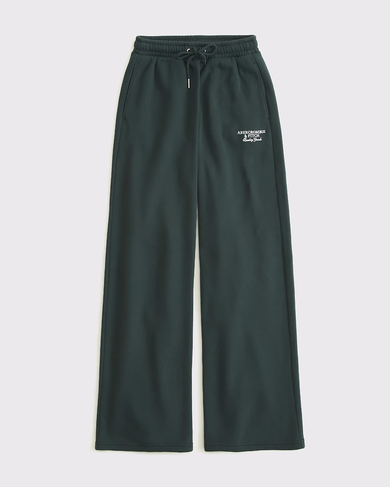 Logo Wide Leg Sweatpant