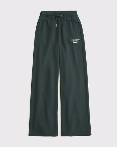 Logo Wide Leg Sweatpant