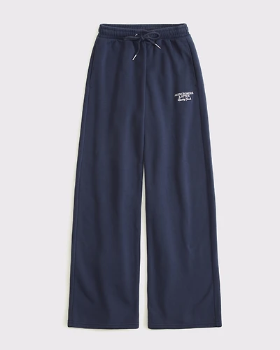 Logo Wide Leg Sweatpant