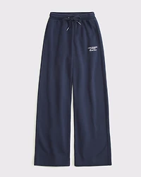 Logo Wide Leg Sweatpant
