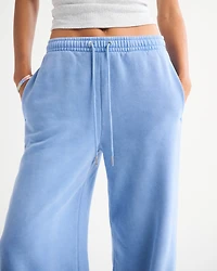 High Rise Sunday Wide Leg Sweatpant