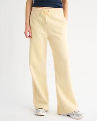High Rise Sunday Wide Leg Sweatpant