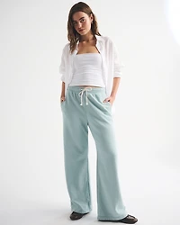 High Rise Sunday Terry Wide Leg Sweatpant