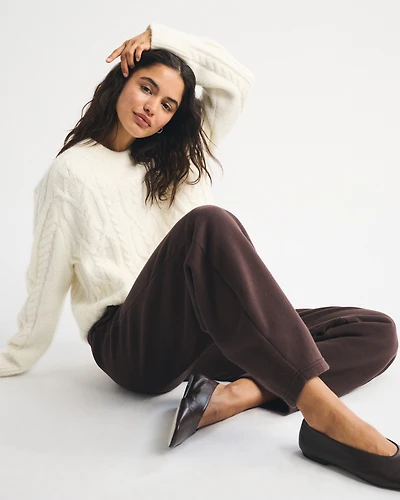 High Rise Barrel Sunday Sweatpant