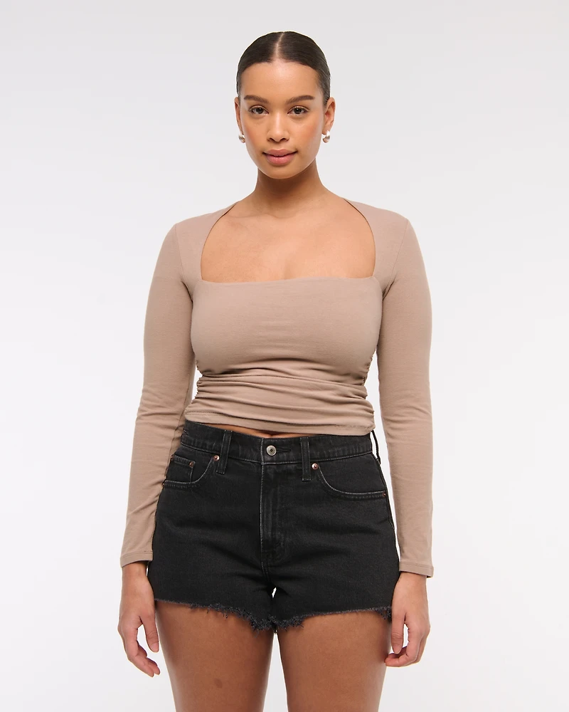 Curve Love High Rise Mom Short